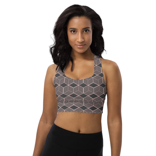 Longline sports bra